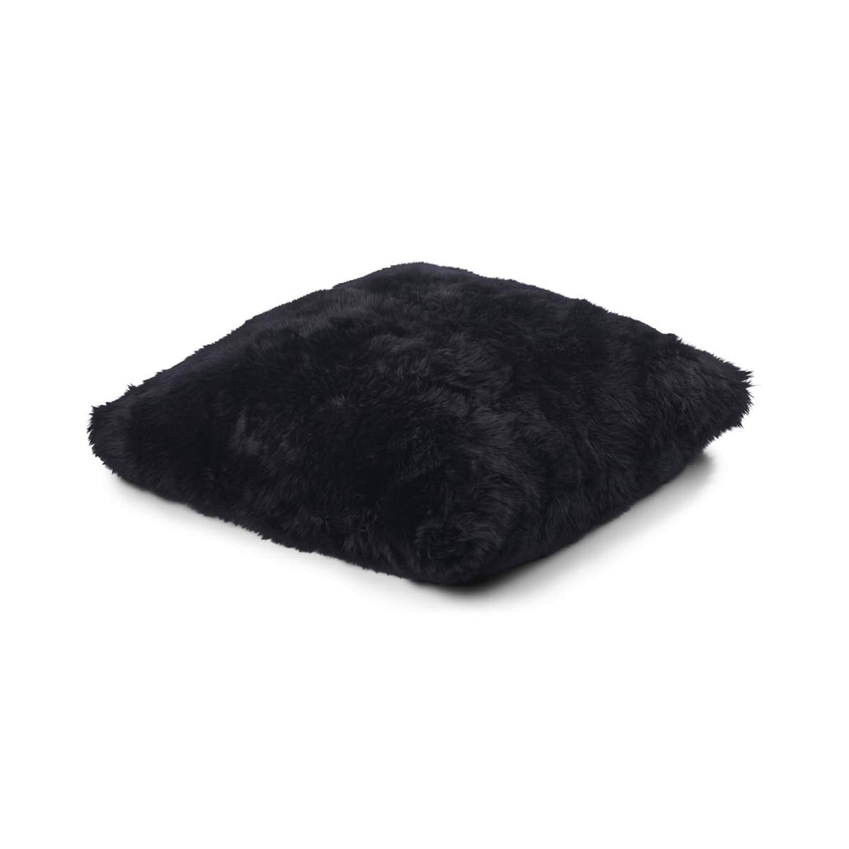 Maxi Float -tyyny | Kaksipuolinen | Pitkä villa | 90x90 cm Musta