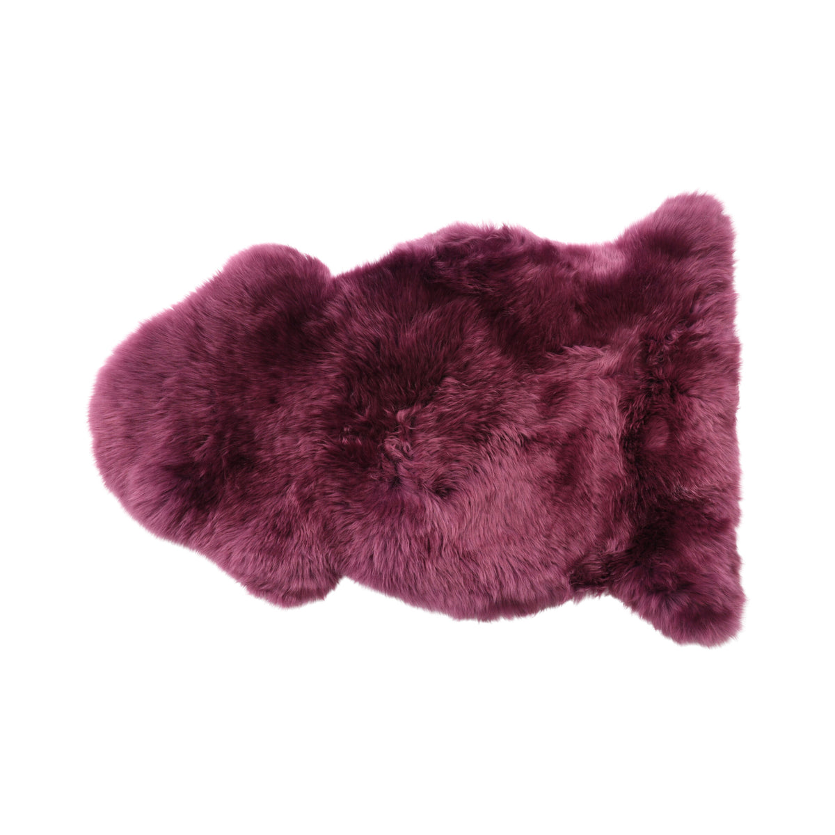 Merinolampaannahka värjätty | Uusi-Seelanti | Pitkä villa | n. 90x60 cm Munakoiso
