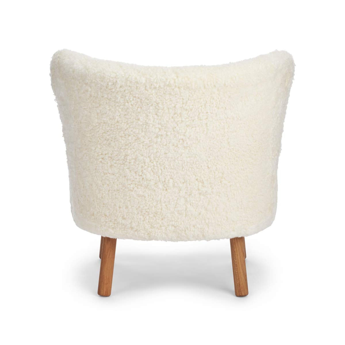 Emil Lounge Chair | Lyhyt villa Norsunluu / Tammijalat