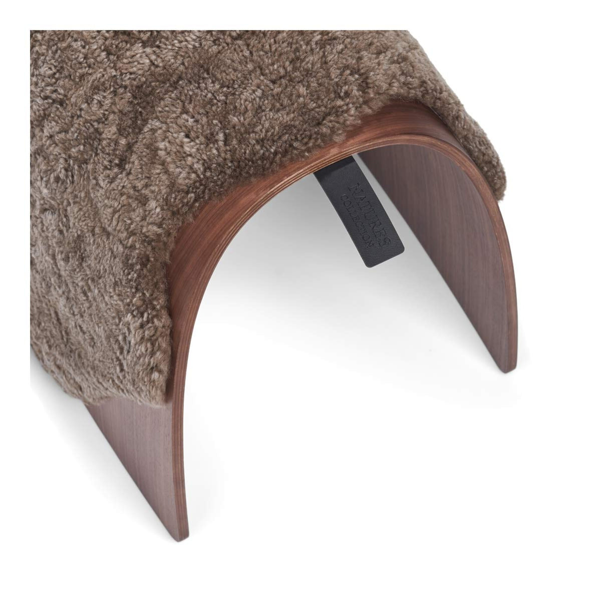 Sheep Stool -päällinen | Lyhyt villa Taupe / 67x30 cm