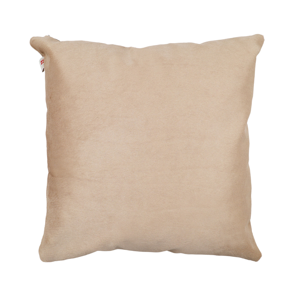 Premium Lehmännahkatyyny | Kaksipuolinen | Kuvioitu Beige / 52x52 cm