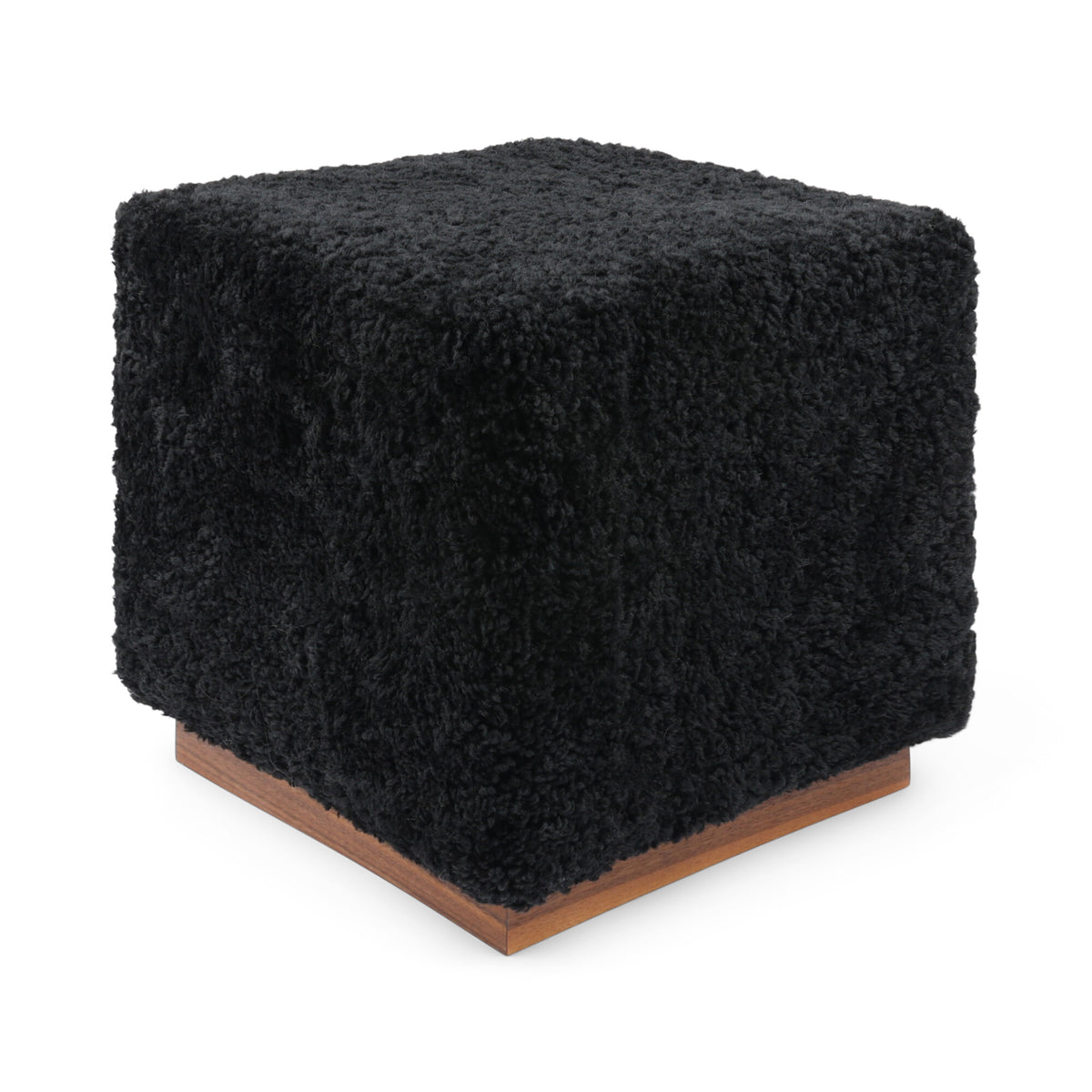 Benjamin Cube Pähkinäpuujalusta / Musta