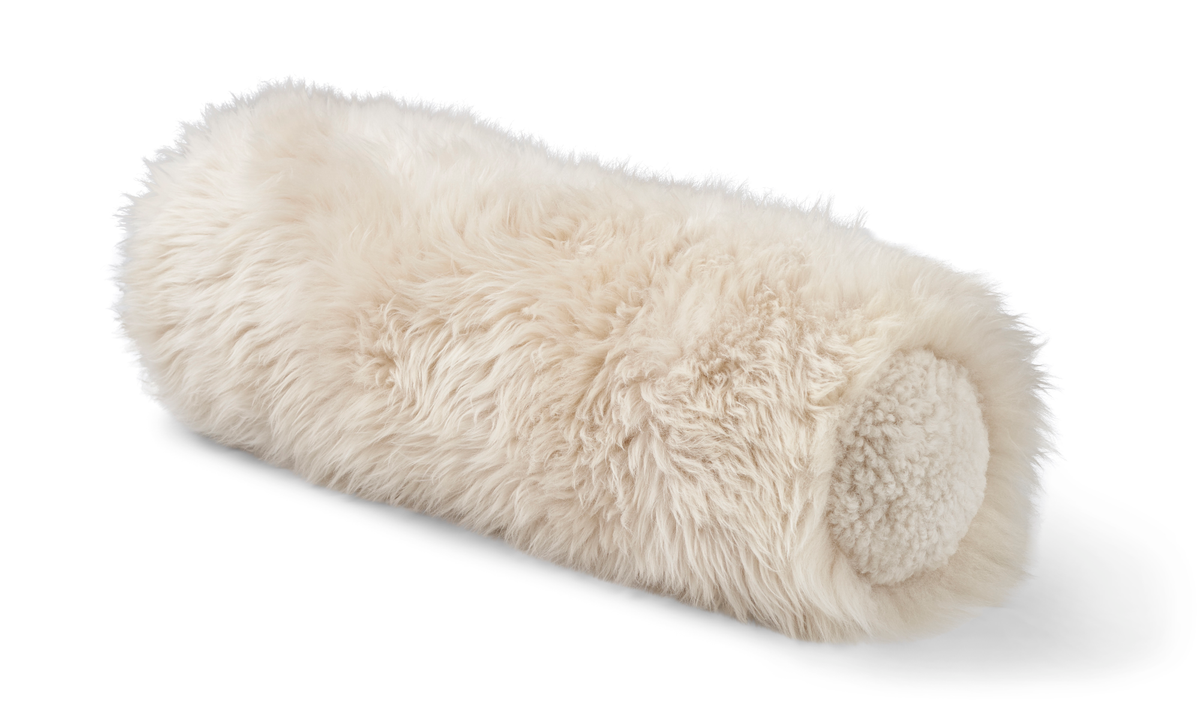 Lampaannahkainen bolstertyyny | D20xL52 cm