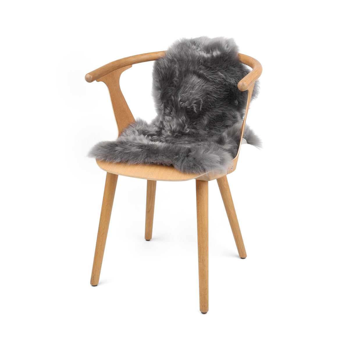 Uusiseelantilainen lampaannahka | 70+ cm Harmaa