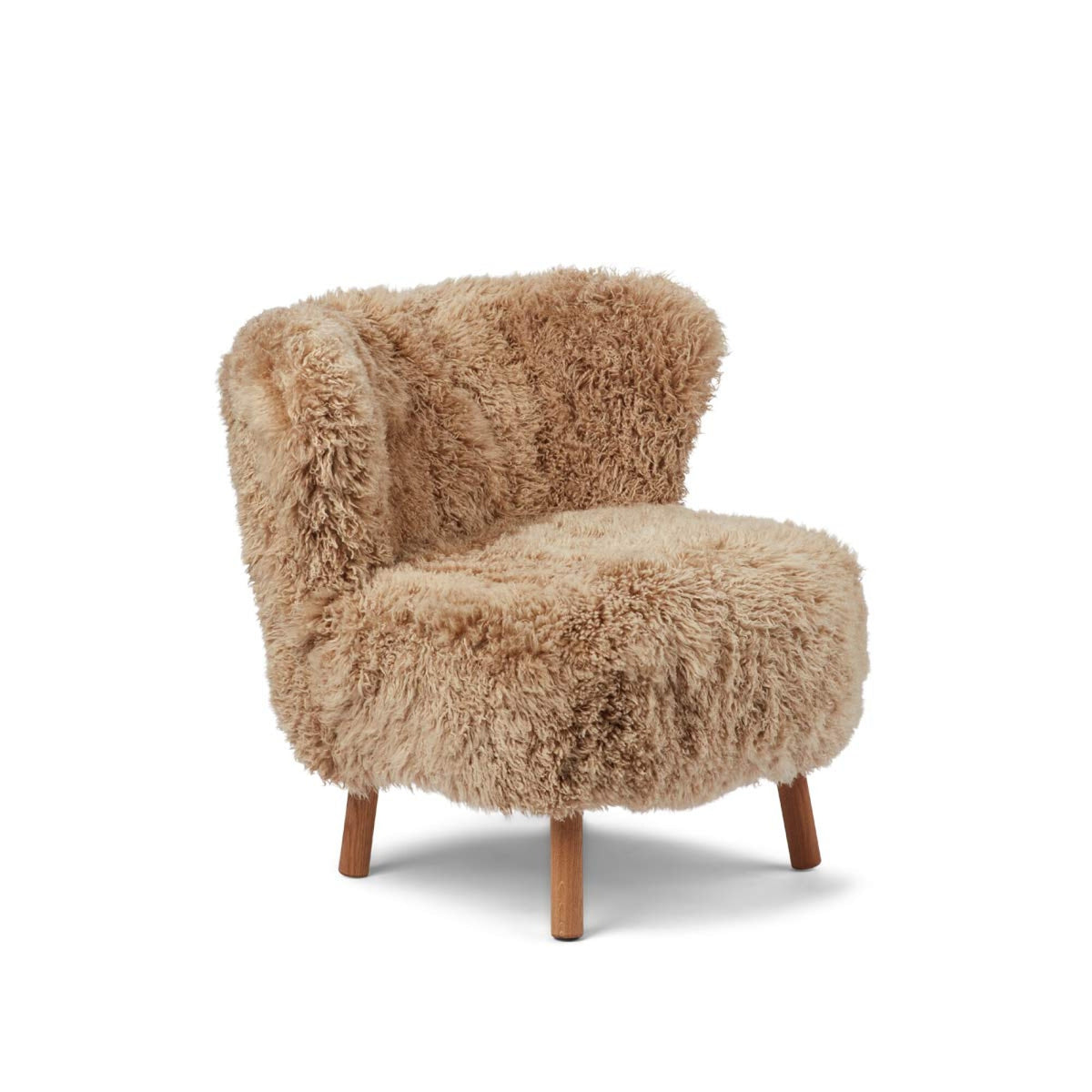 Emil Lounge Chair | Pitkä Villa Hunaja / Tammijalat
