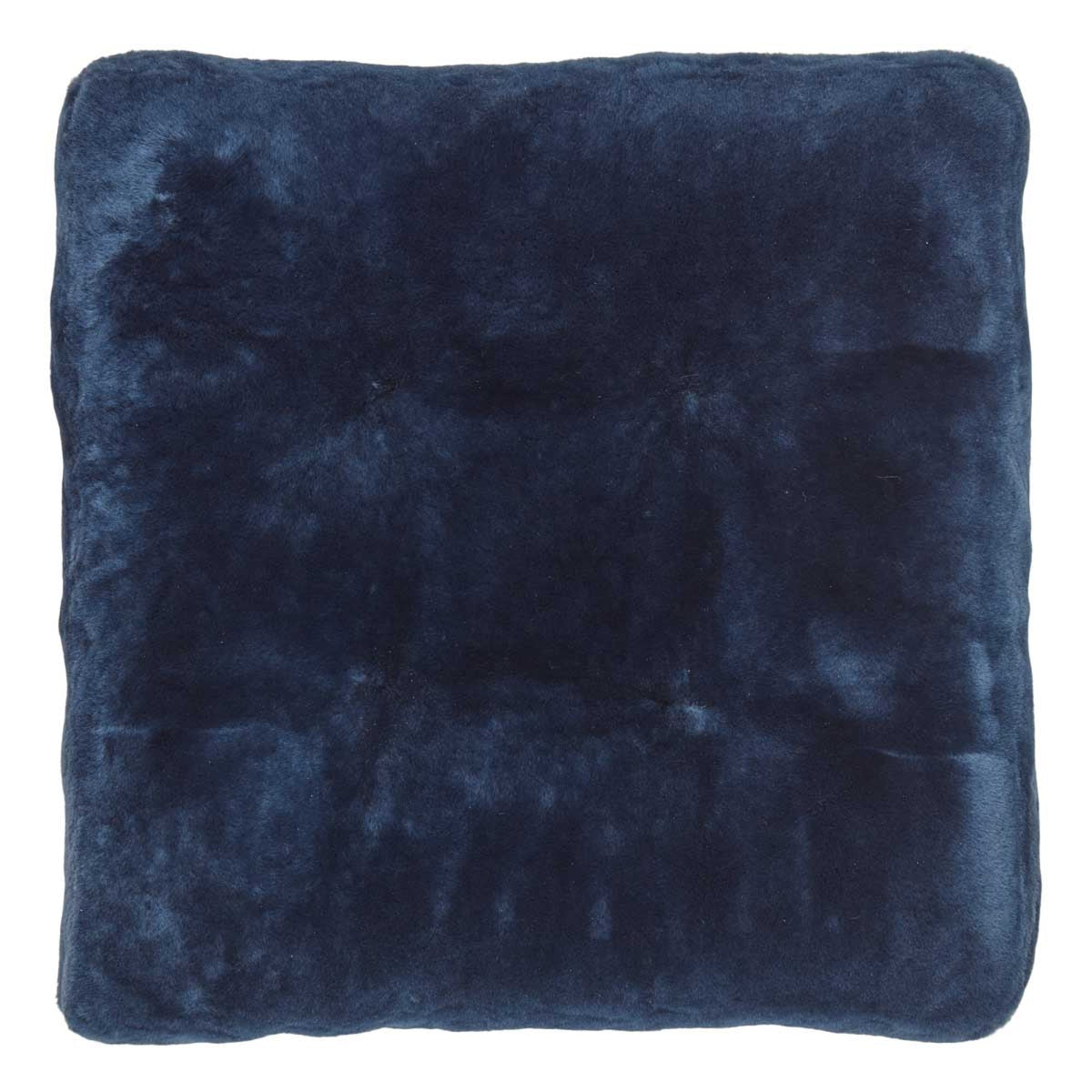 Mokasiini-istuinpäällinen | Vasikannahkainen tausta Laivastonsininen