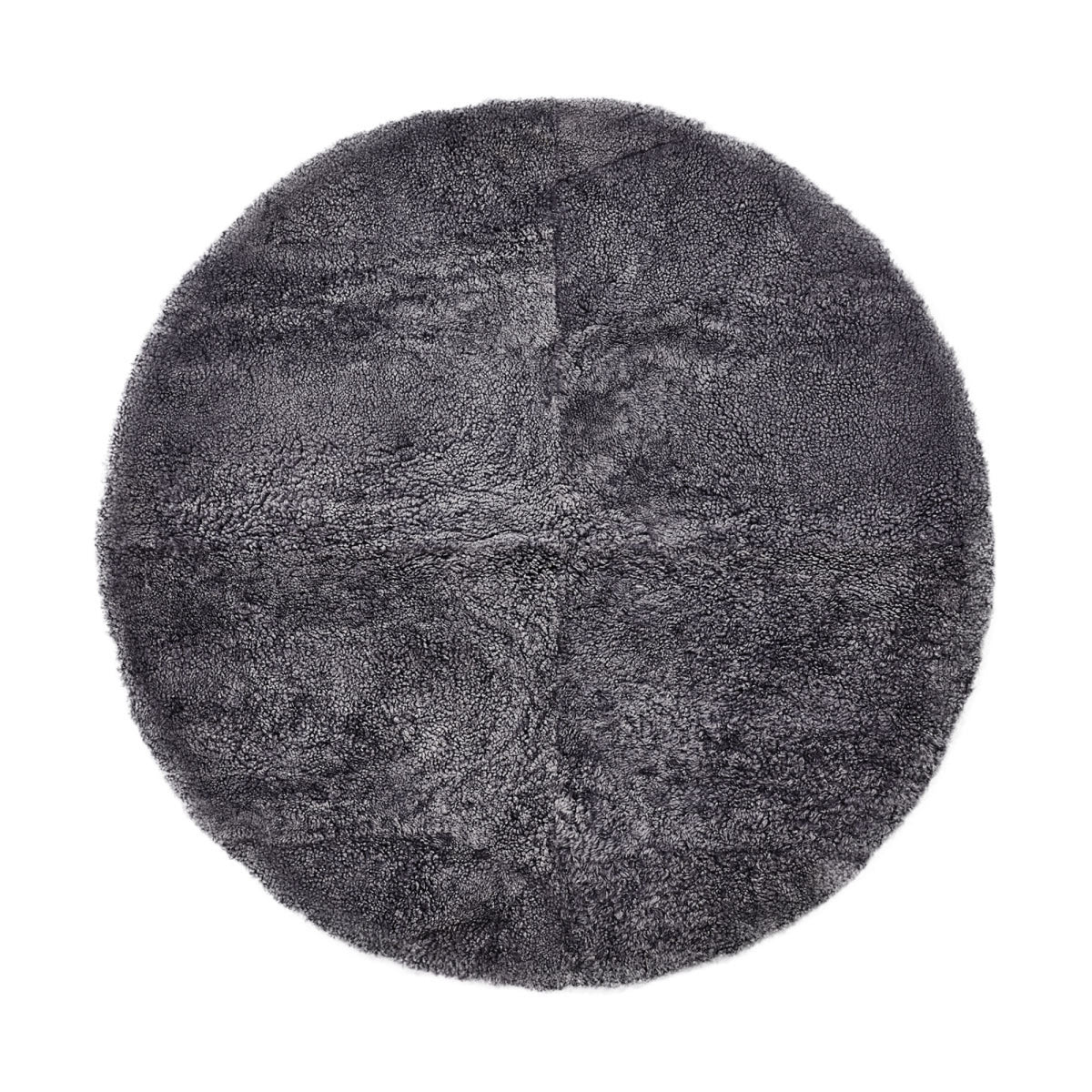 Pitkä Villa Lampaannahka Design Matto | Ø140 cm