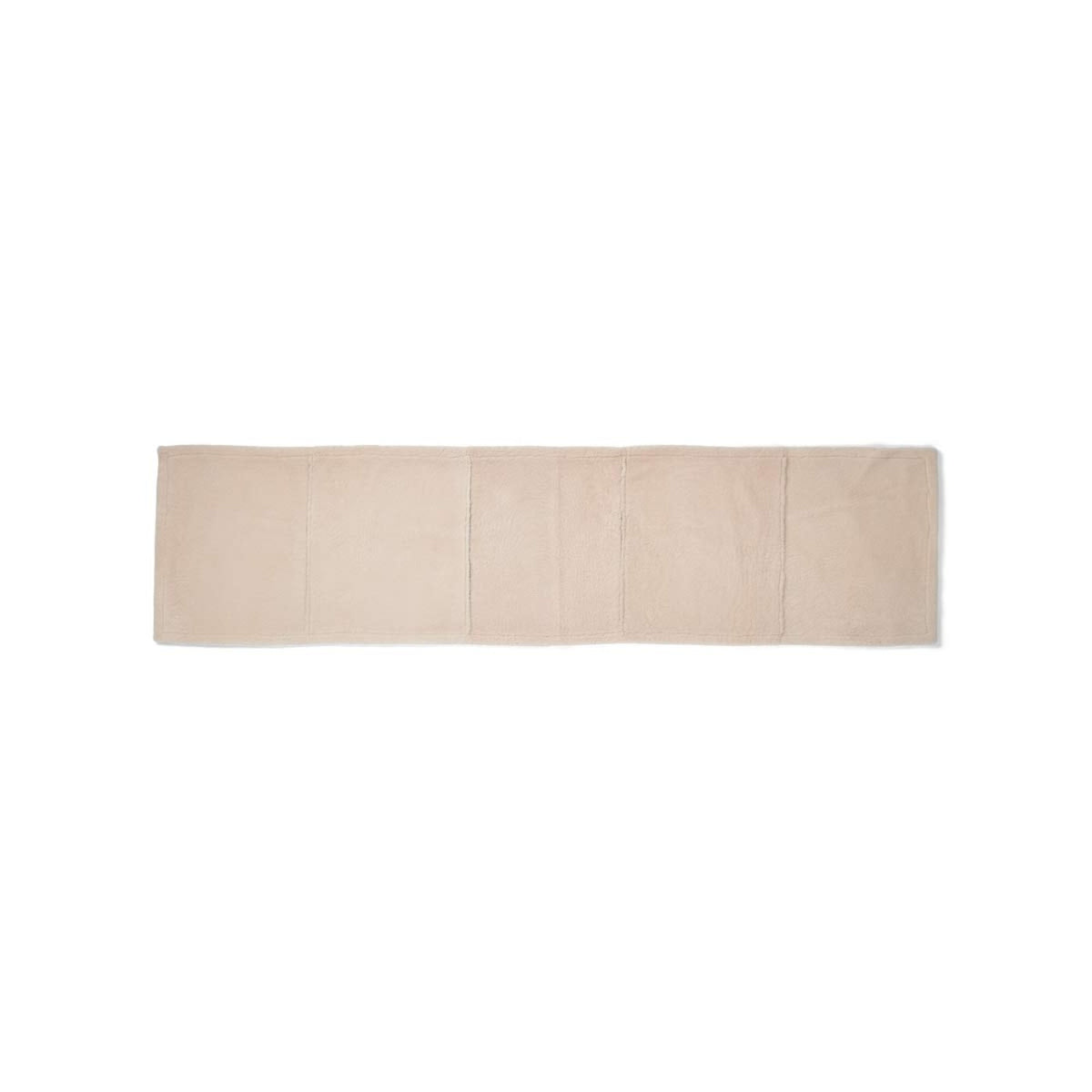 Angelina-viltti | Kaksipuolinen lampaannahka | Lyhyt villa Beige / 60x240 cm
