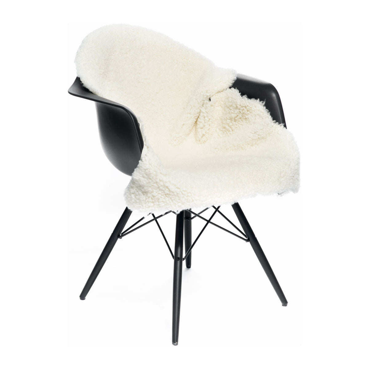 Uusiseelantilainen Lampaannahka | Premium | Lyhyt Kihara Villa | Matto 90 cm Norsunluu