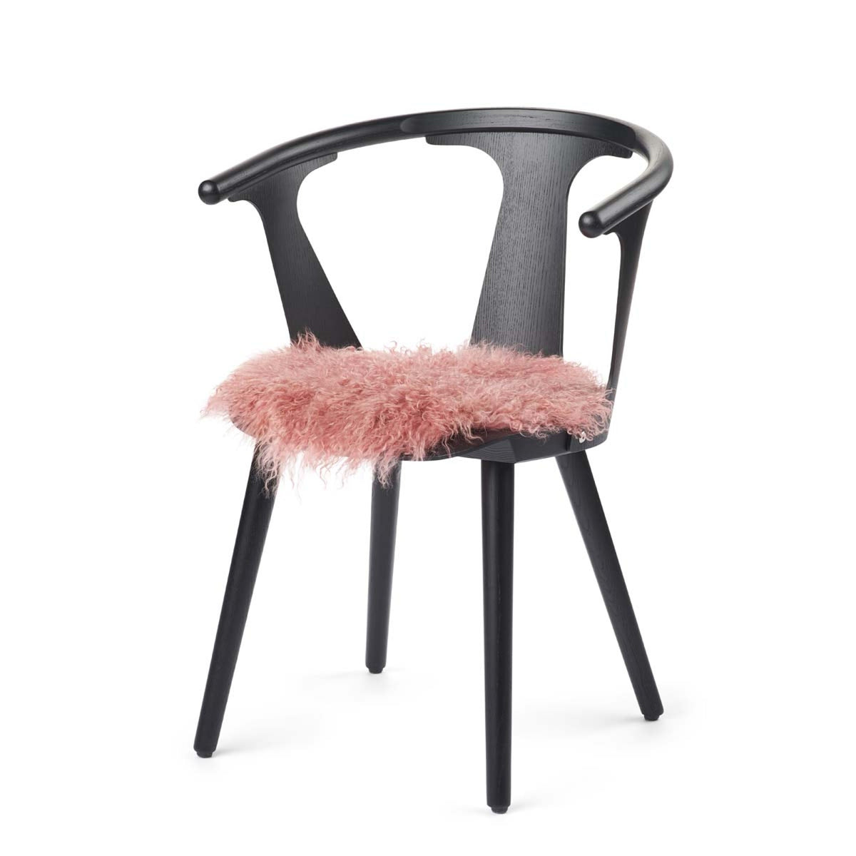 Tiibetiläinen Lampaannahka Istuinpäällinen | 38 cm Vanha roosa