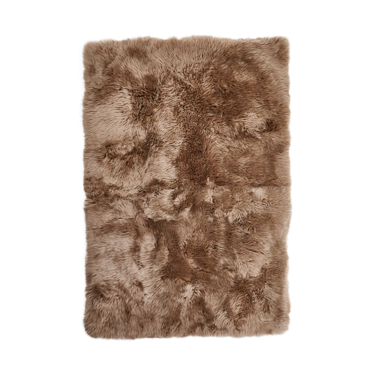 Pitkän villan lampaannahkamatto – Design Taupe / 250x350 cm