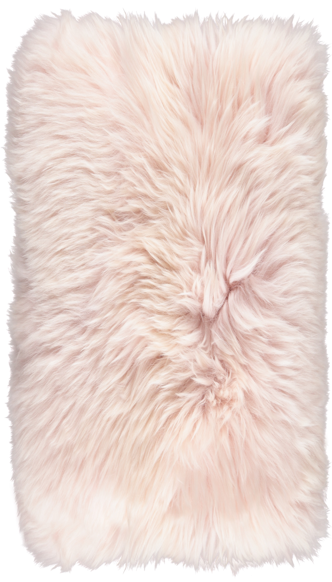 Pitkä Villa Lampaannahkatyyny | 28x56 cm Karkkipinkki
