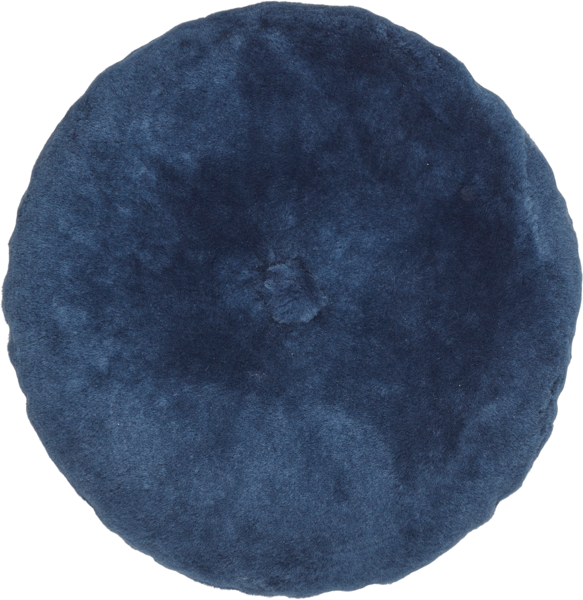 Mokkasiini-tyyny | Kaksipuolinen | Ø45 cm Laivastonsininen