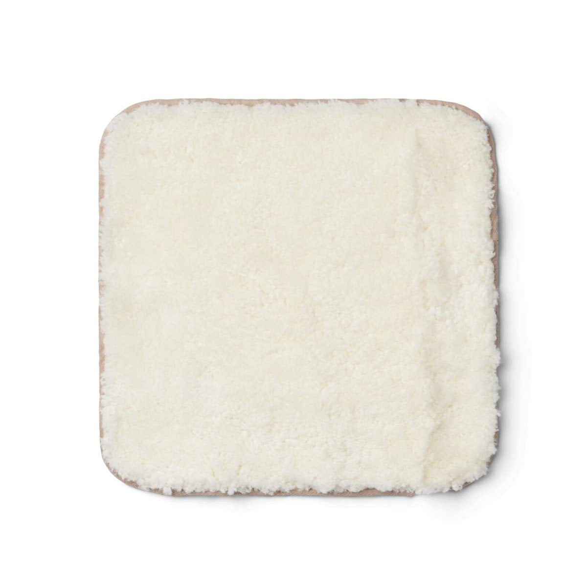 Lyhyen villan lampaannahkainen istuinpäällinen – Zero Waste Norsunluu