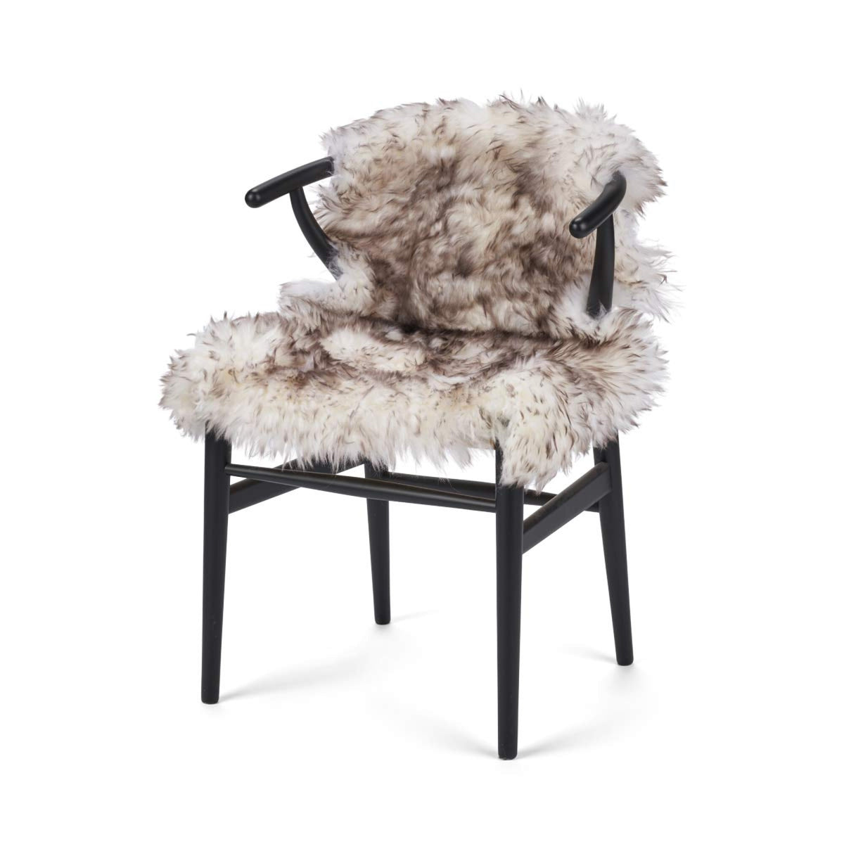Merino-lampaannahka värjätty | Uusi-Seelanti | Pitkä villa | n. 90x60 cm Wolf Tip