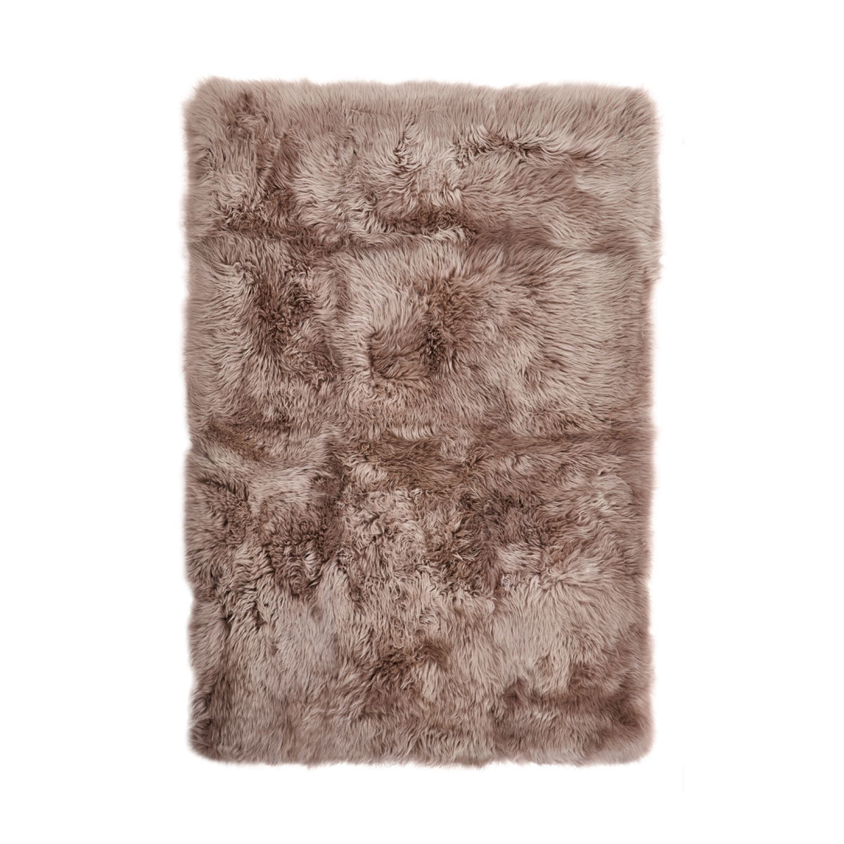 Pitkän villan lampaannahkamatto – Design Kyyhkynharmaa / 120x180 cm