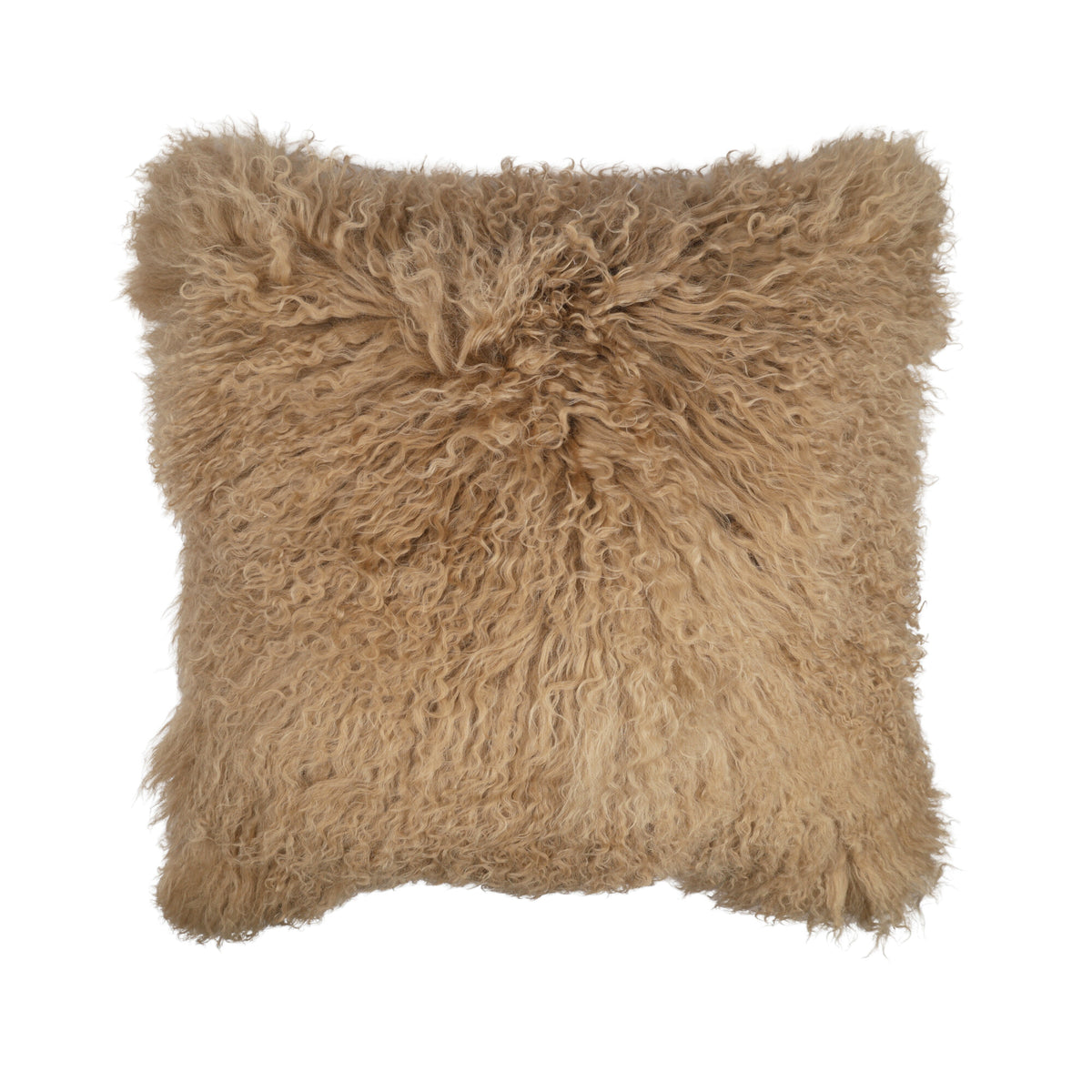 Lampaannahkatyyny | Mongolialainen | 50x50 cm Sand Taupe