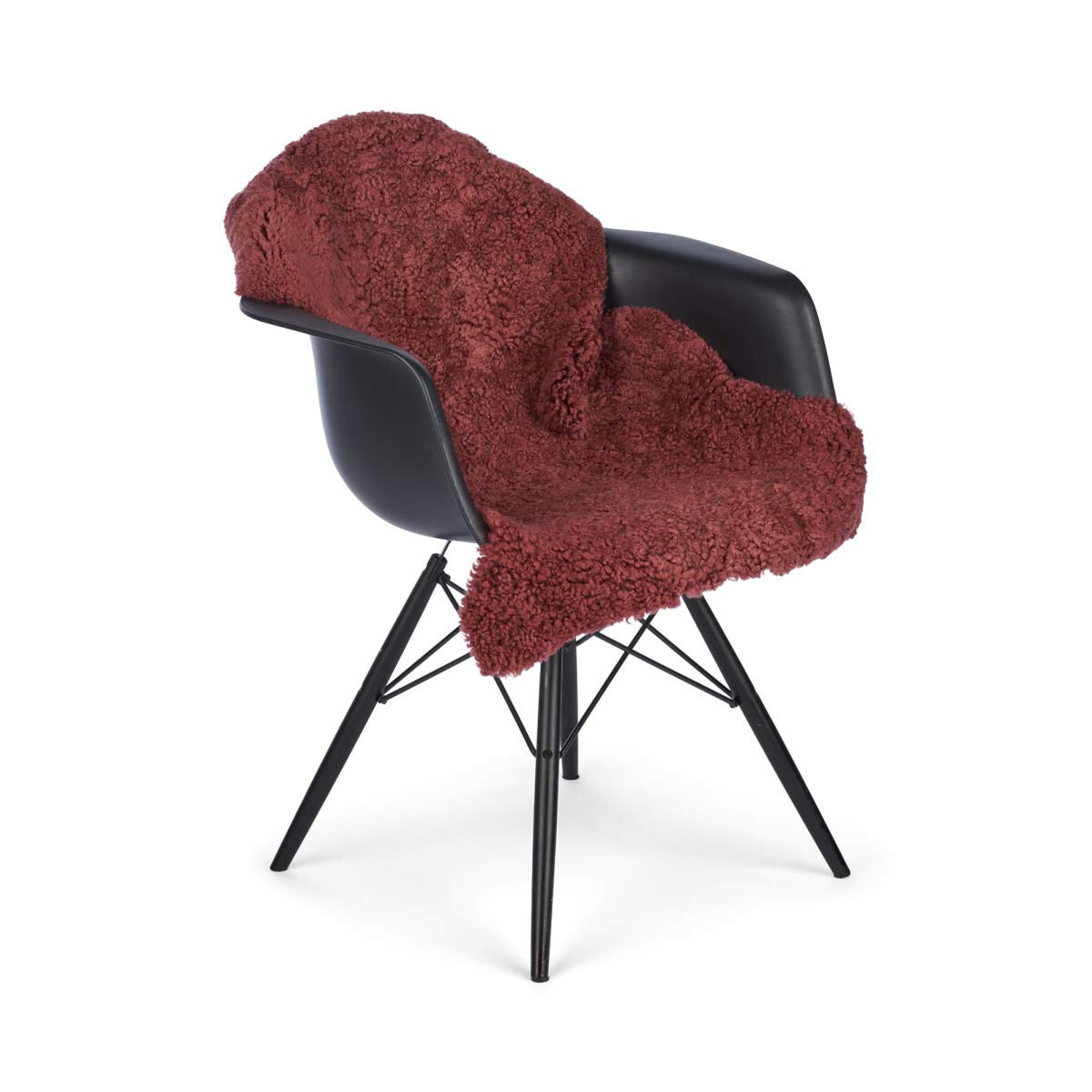 Uusiseelantilainen Lampaannahka | Premium | Lyhyt Kihara Villa | Matto 90 cm Spiced Apple