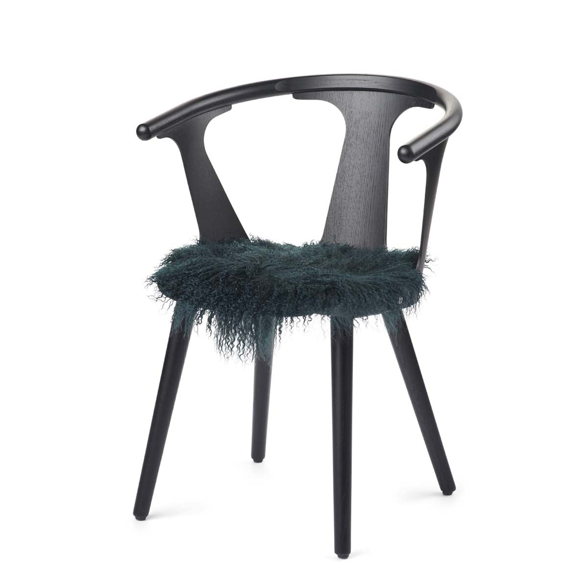 Tiibetiläinen Lampaannahka Istuinpäällinen | 38 cm Kaspiansininen
