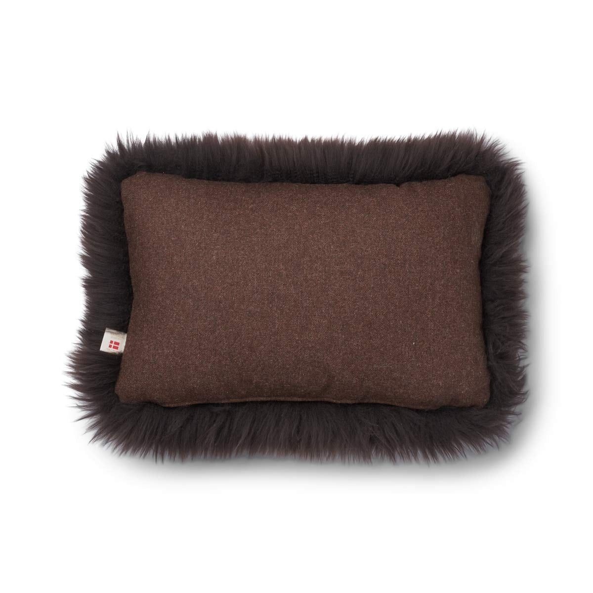 Pitkä Villa Lampaannahkatyyny | 52x52 cm | 34x52 cm Ruskea/Suklaa / 34x52 cm