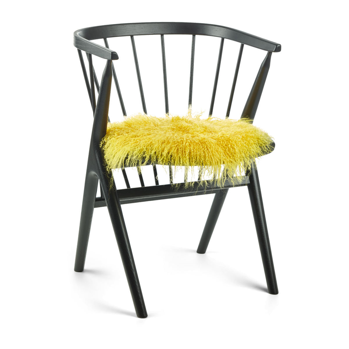 Tiibetiläinen Lampaannahka Istuinpäällinen | 38 cm Sitruuna
