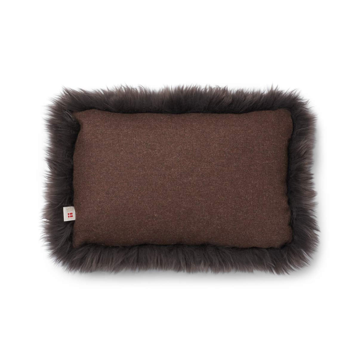 Pitkä Villa Lampaannahkatyyny | 52x52 cm | 34x52 cm Ruskea/Pähkinä / 34x52 cm
