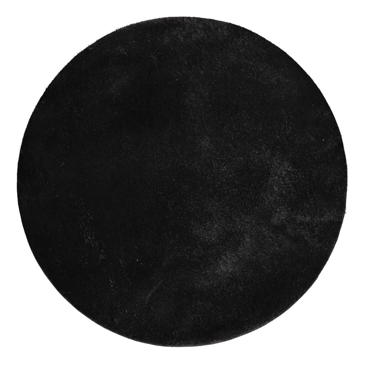Lehmännahkainen istuinpäällinen | Ø37 cm Musta