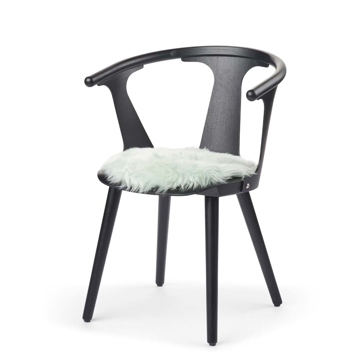 Pitkä Villa Lampaannahka Istuinpäällinen | Ø38 cm Minttu