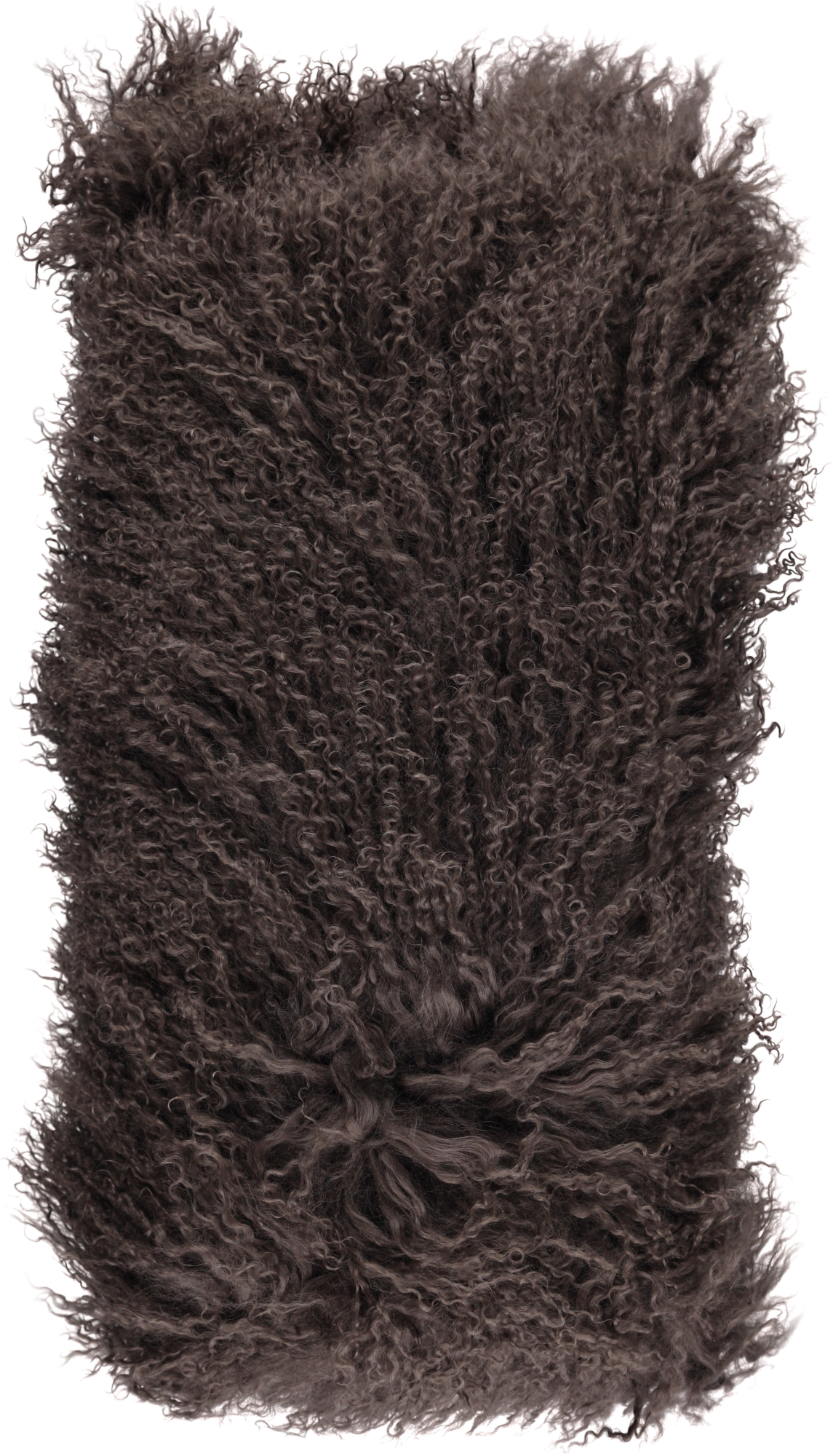 Mongolialainen kiharakarvainen tyyny | 28x56 cm Taupe