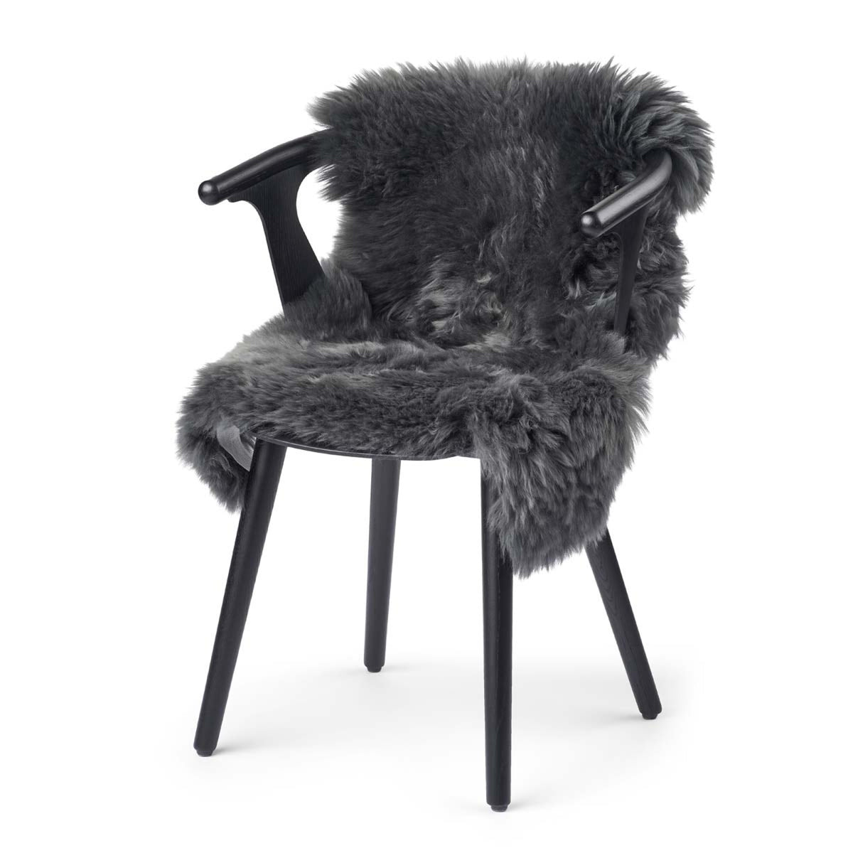 Premium | Uusiseelantilainen Lampaannahka | Pitkä Villa | 100 cm Teräs