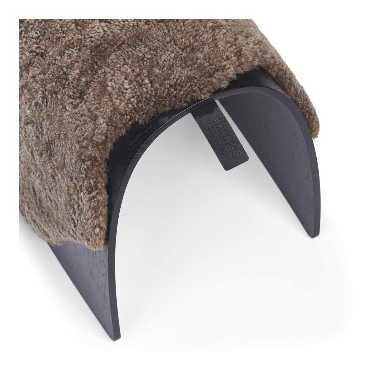 Sheep Stool -päällinen | Lyhyt villa Taupe / 100x37 cm