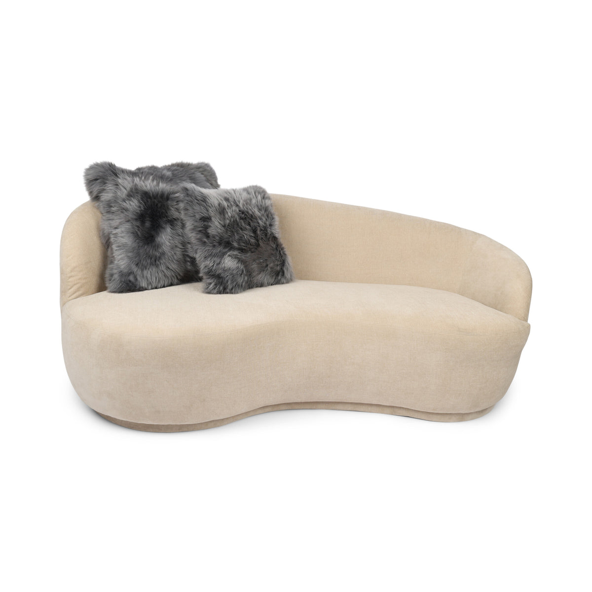 Tyynyliina | Pitkä villa | Uusi-Seelanti | 50x50 cm Teräs