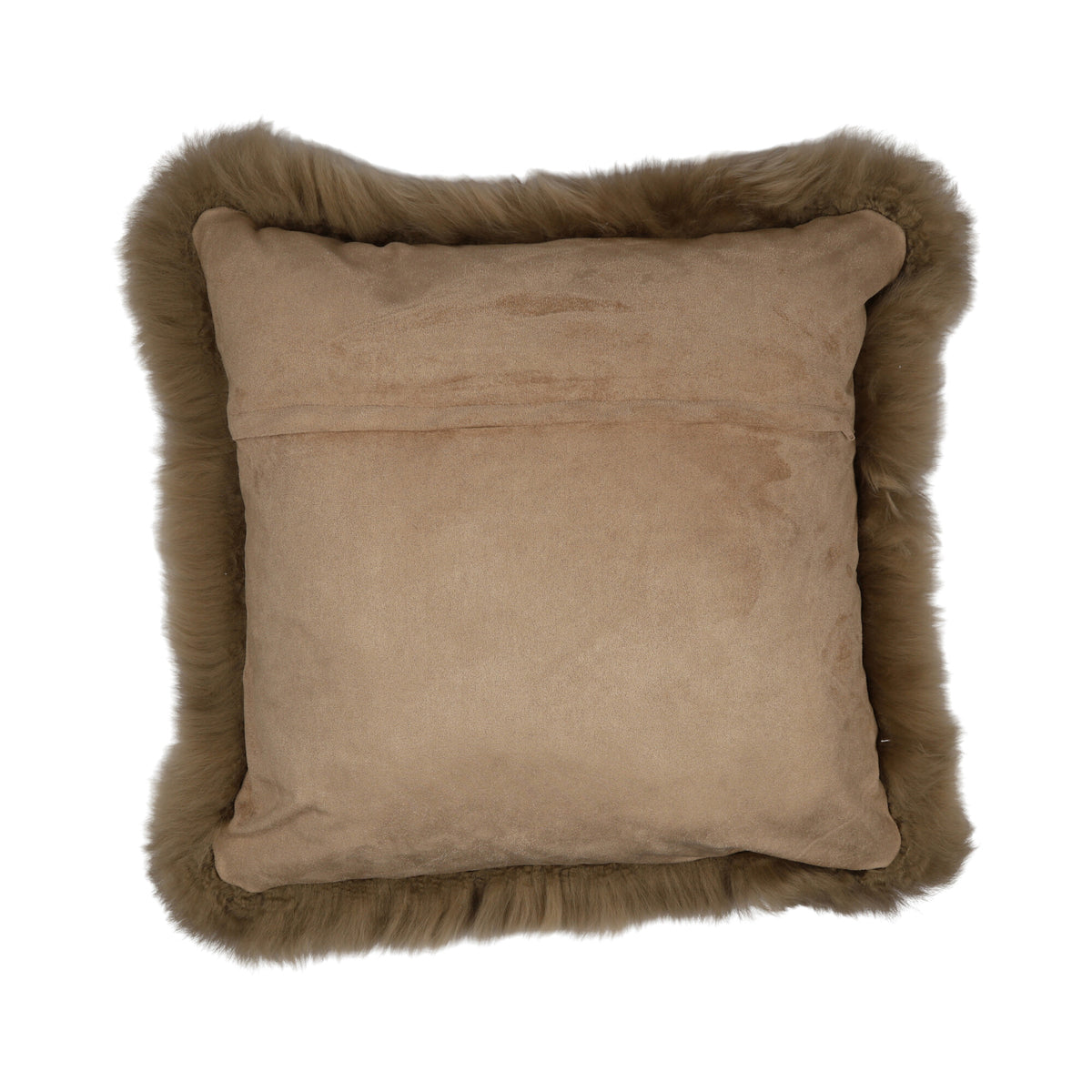 Lampaannahkatyyny | Pitkä villa | Uusi-Seelanti | 50x50 cm Taupe