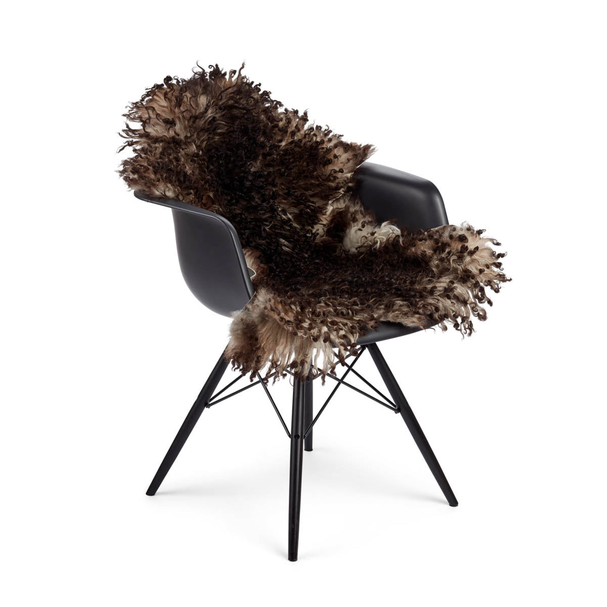 Itävaltalainen lampaannahka | Kihara | Luonnonvärit | 90 cm