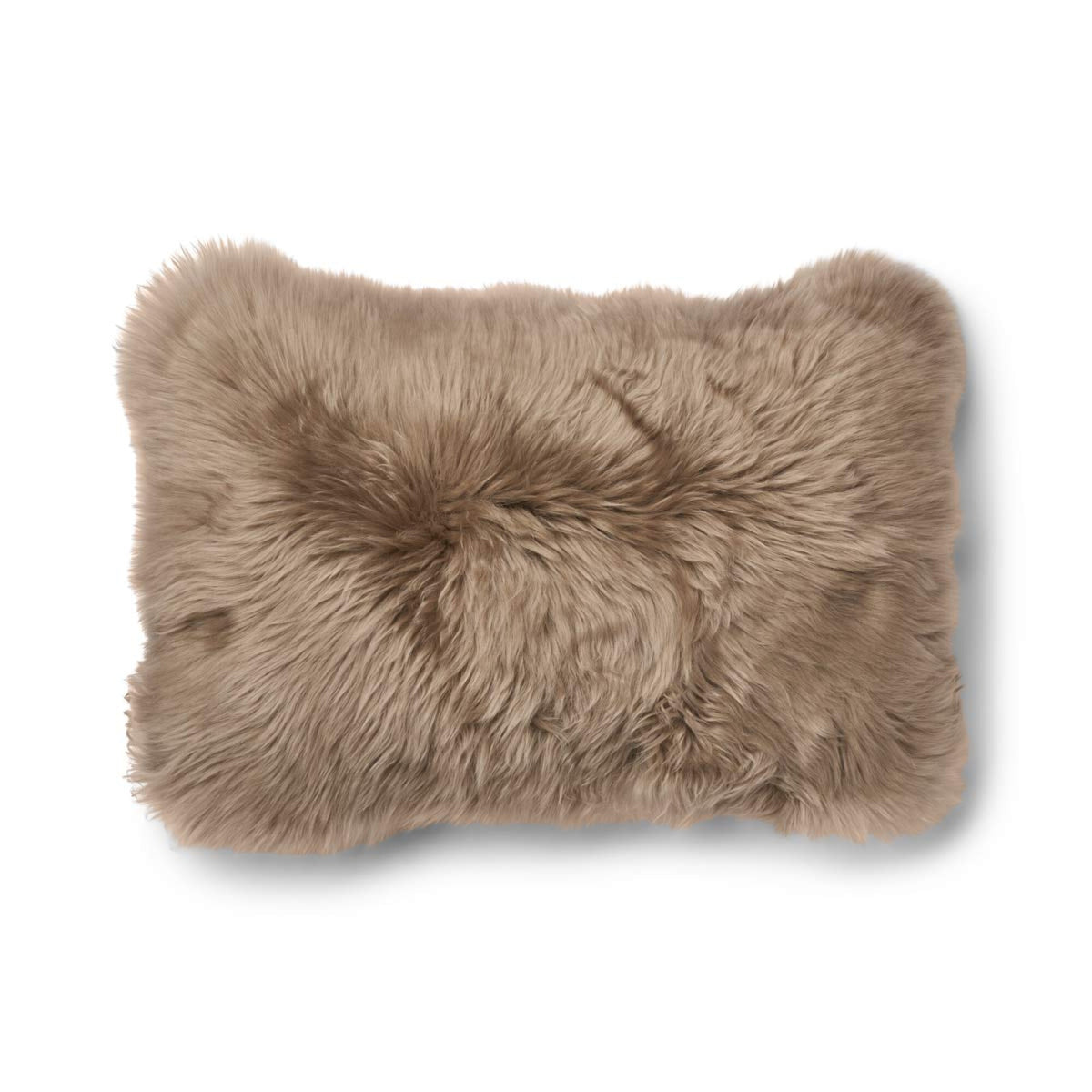 Pitkä Villa Lampaannahkatyyny | 52x52 cm | 34x52 cm Beige/Taupe / 34x52 cm