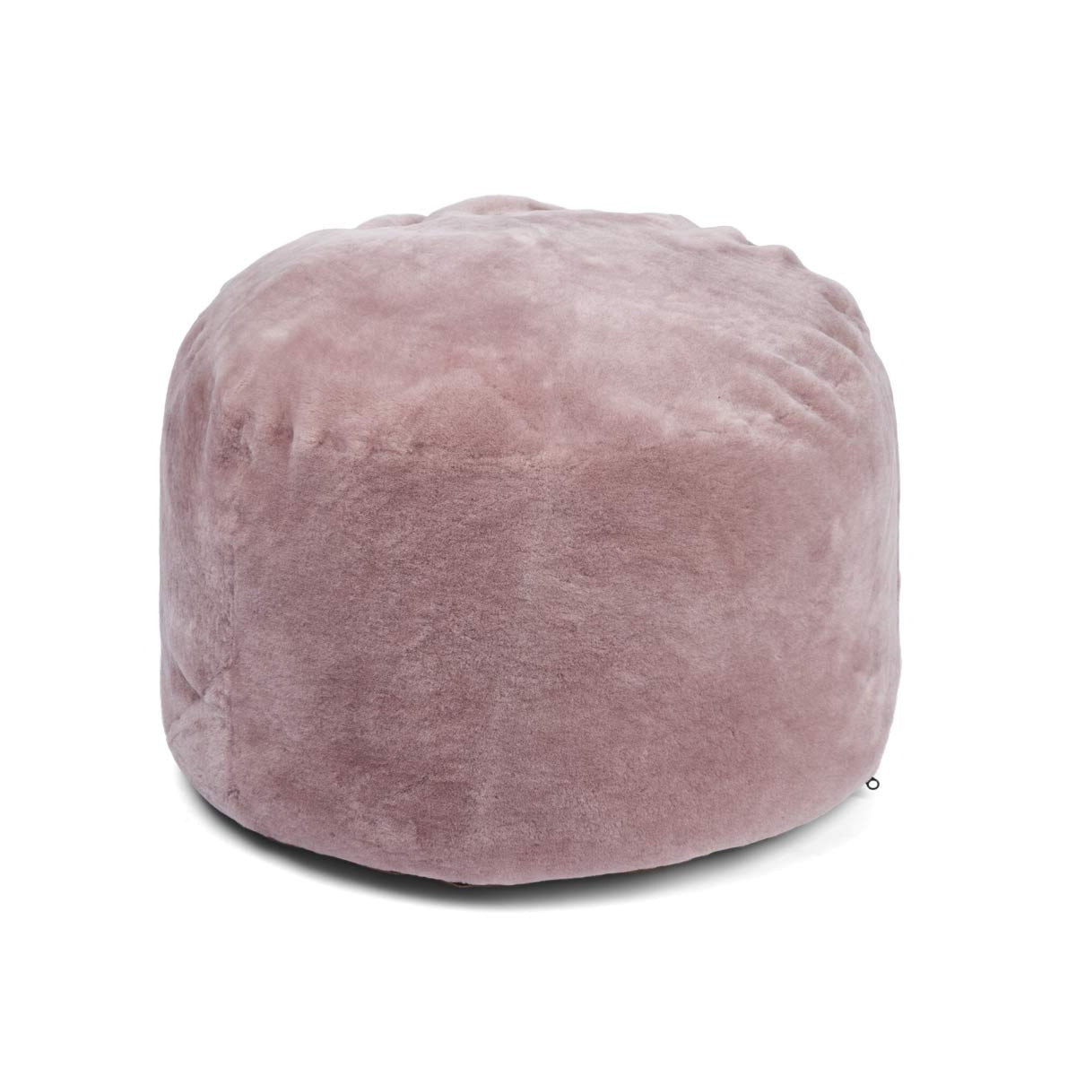 Pyöreä mokkasiini-rahilampaannahka | ø55xH46cm Vaaleanvioletti