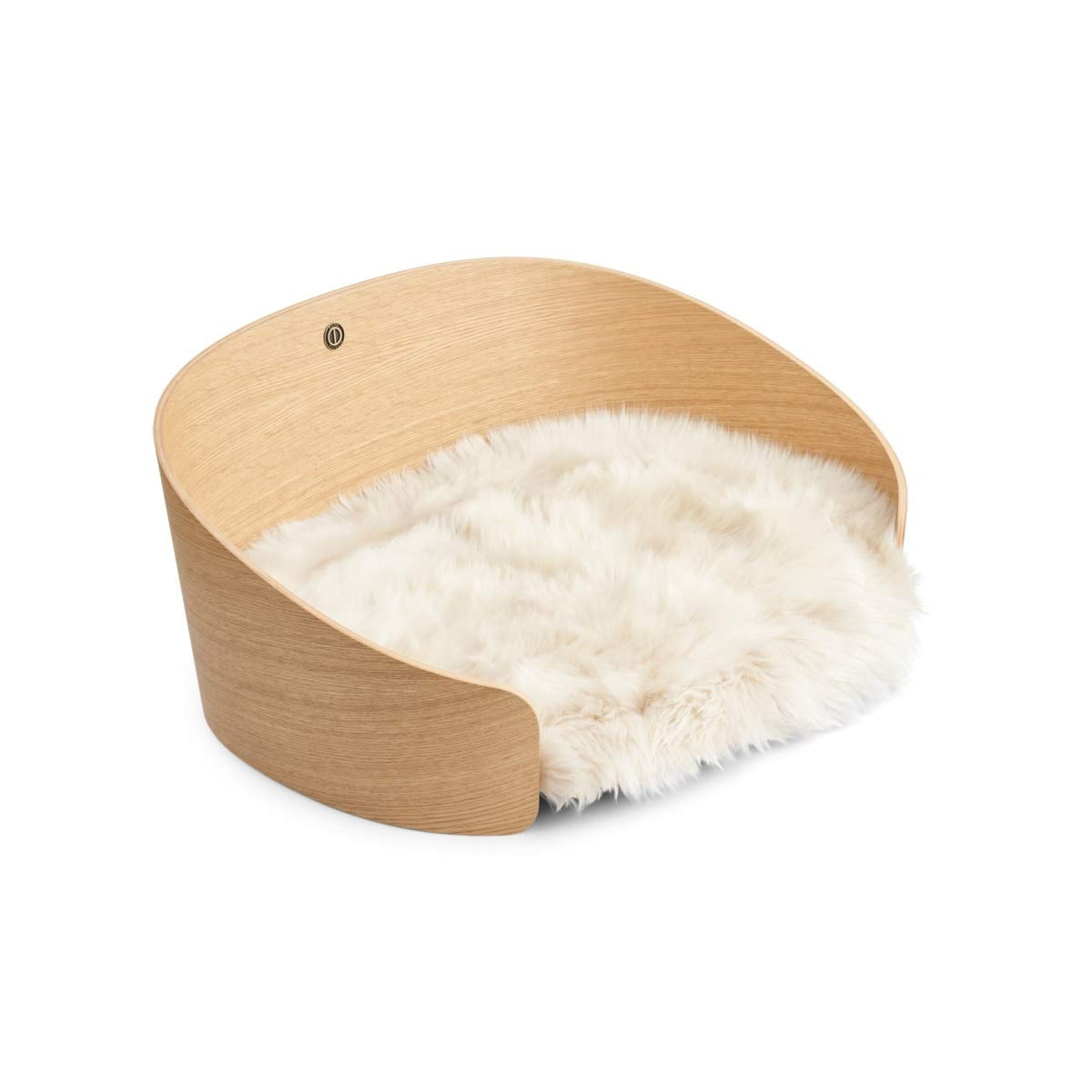 Lemmikin Peti Luonnontammi/Pellavanvärinen lampaannahka / 66x46x27 cm