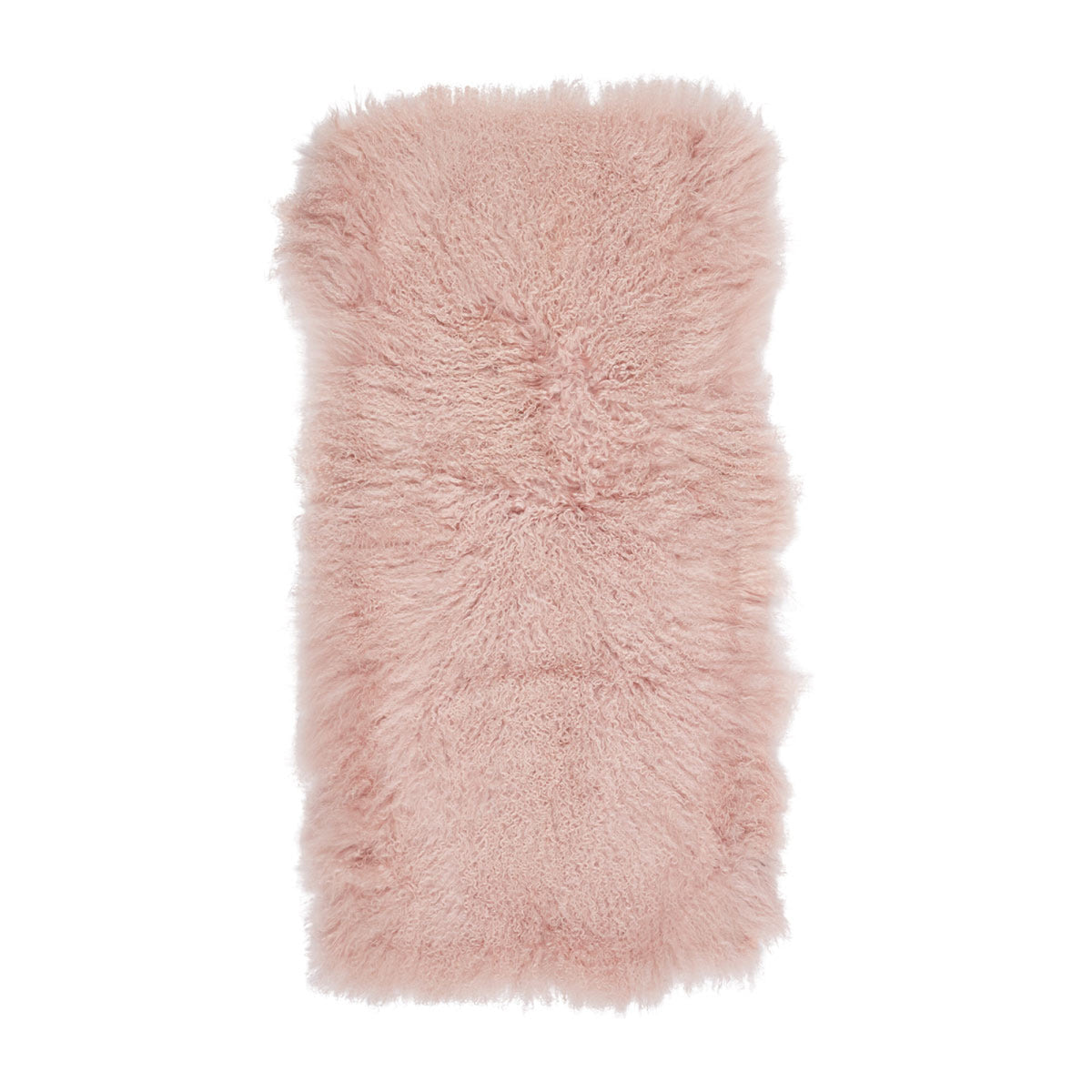 Tiibetiläinen Lampaannahkaviltti | Kihara Villa | 60x120 cm Rosa