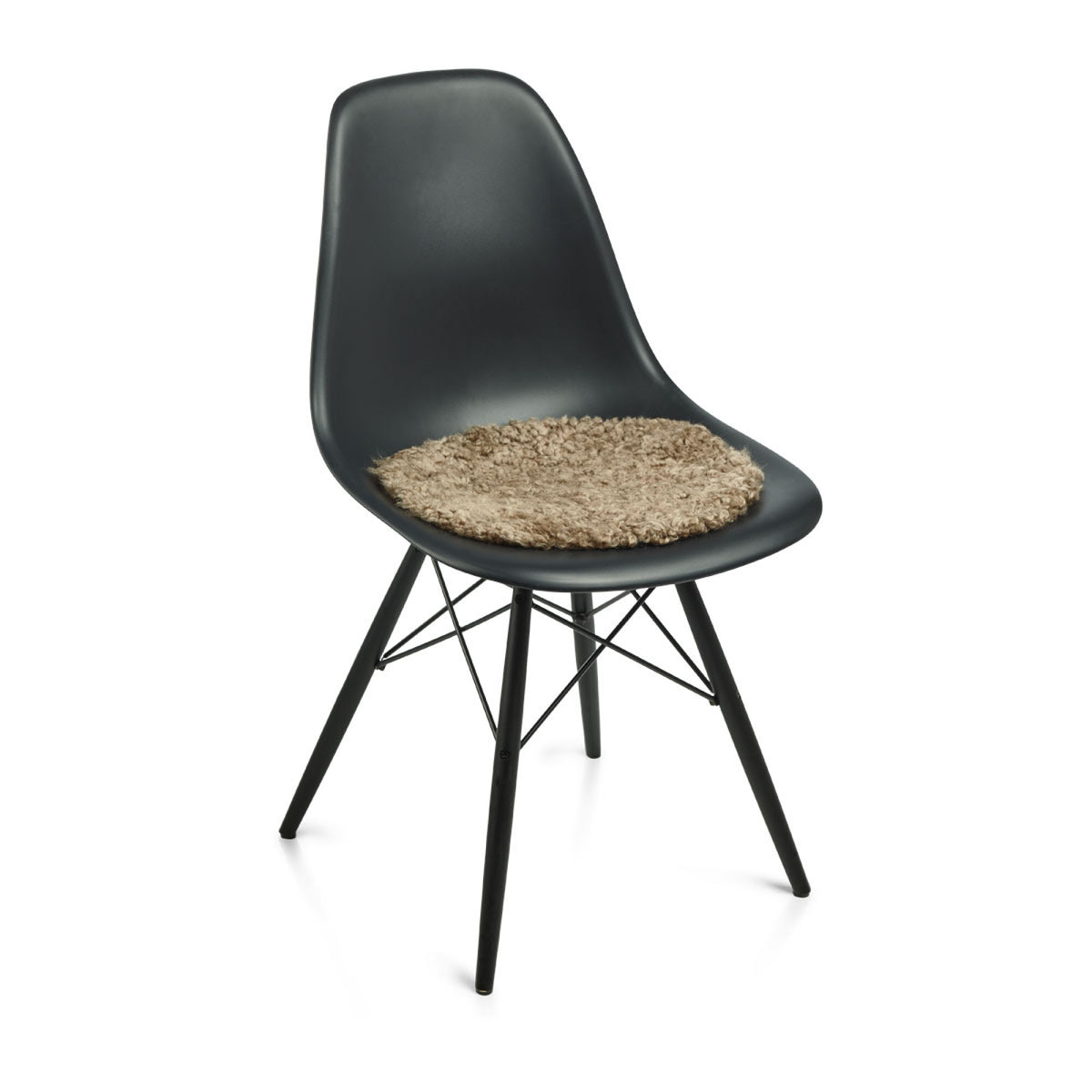 Premium Lyhyt Villa Kihara Lampaannahka Istuinpäällinen | Ø38 cm