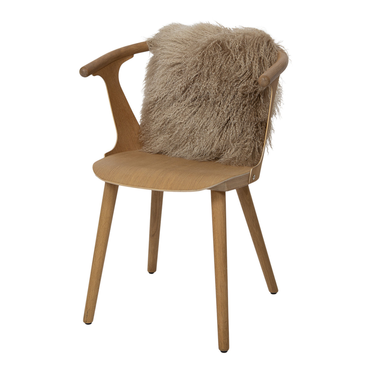 Lampaannahkatyyny | Tiibet | 40x40 cm Sand Taupe