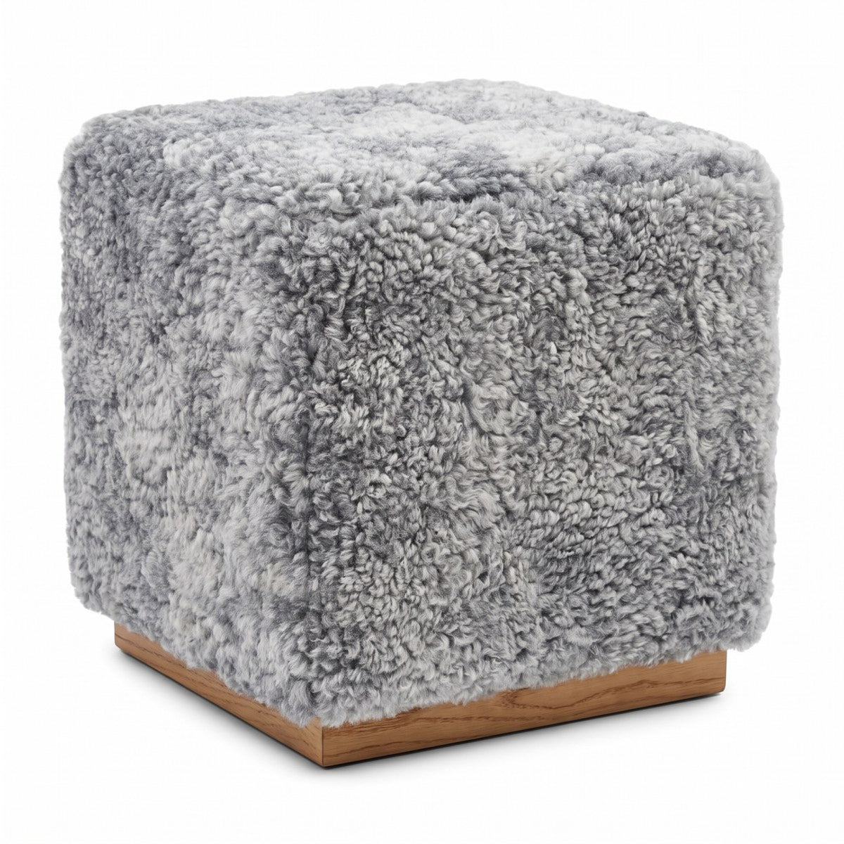 Benjamin Cube Tammijalusta / Vaaleanharmaa