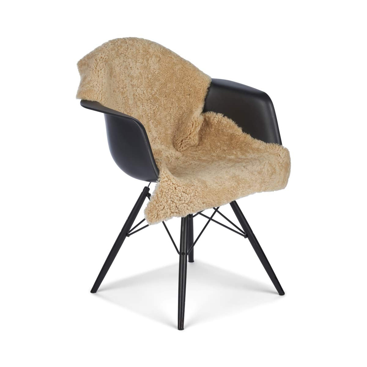 Uusiseelantilainen Lampaannahka | Premium | Lyhyt Kihara Villa | Matto 90 cm Moonstone