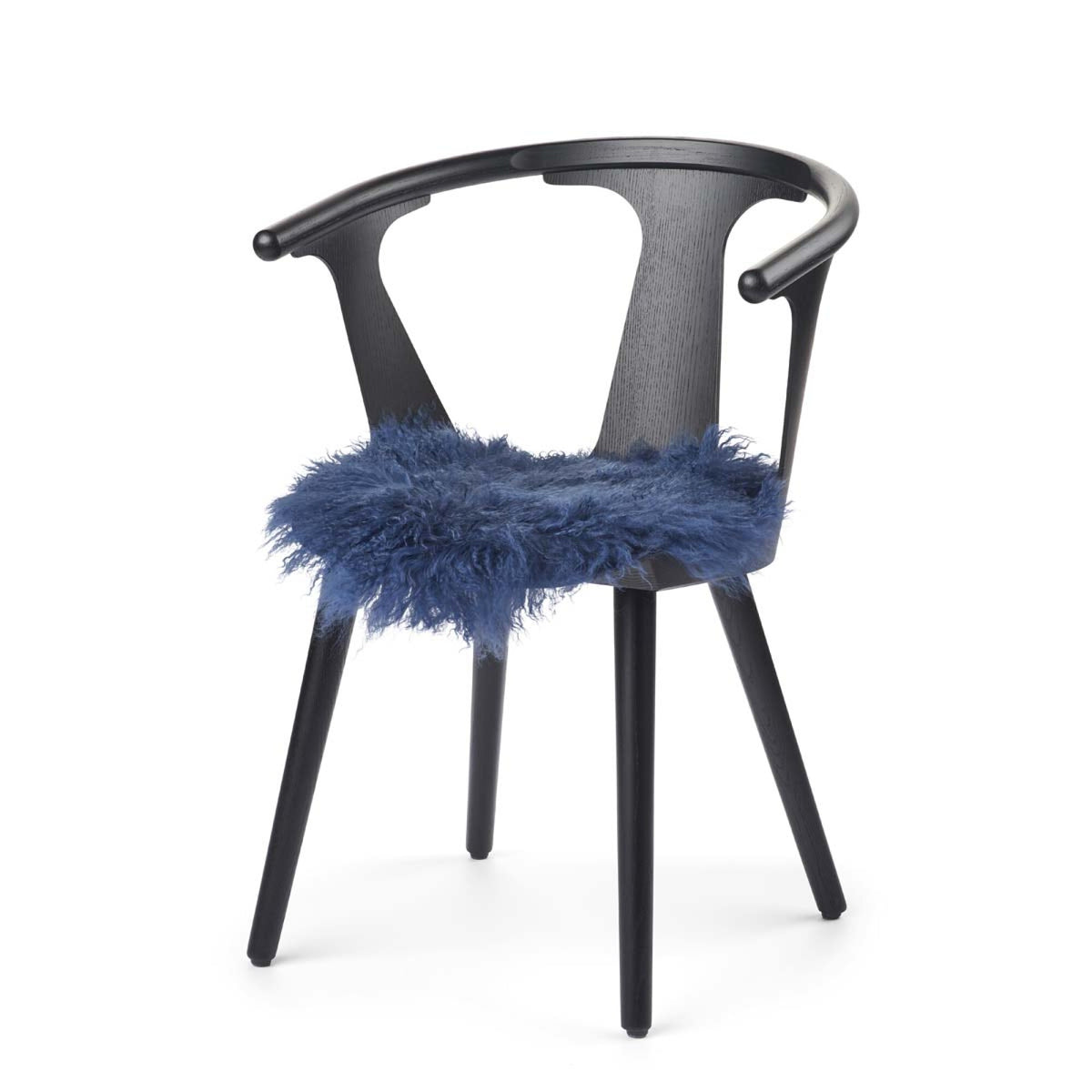 Tiibetiläinen Lampaannahka Istuinpäällinen | 38 cm Navy