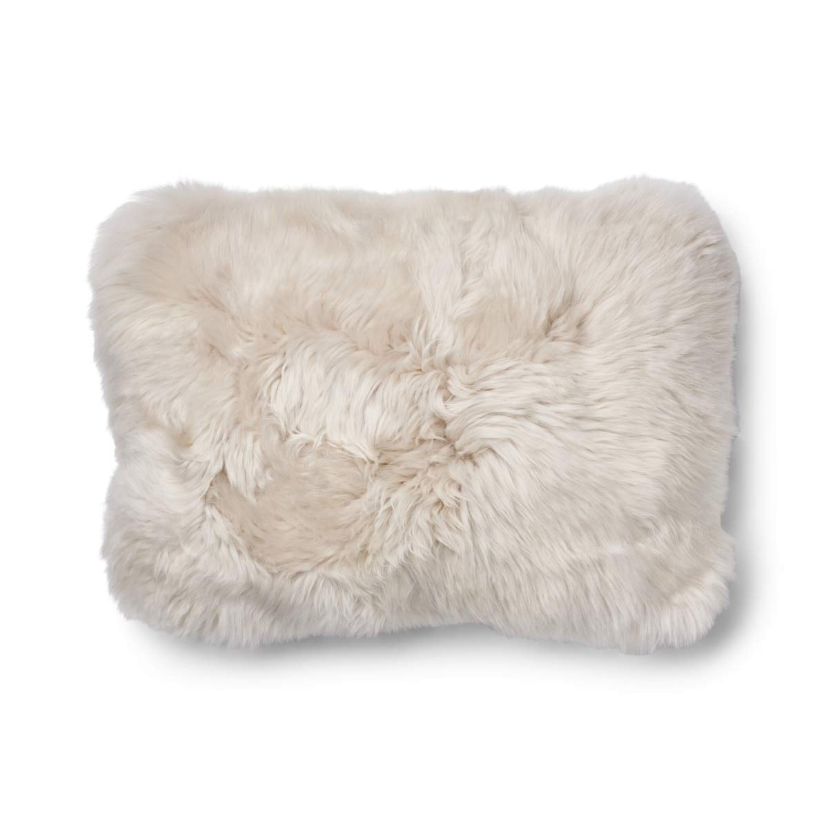 Pitkä Villa Lampaannahkatyyny | 52x52 cm | 34x52 cm Beige/Pellava / 34x52 cm