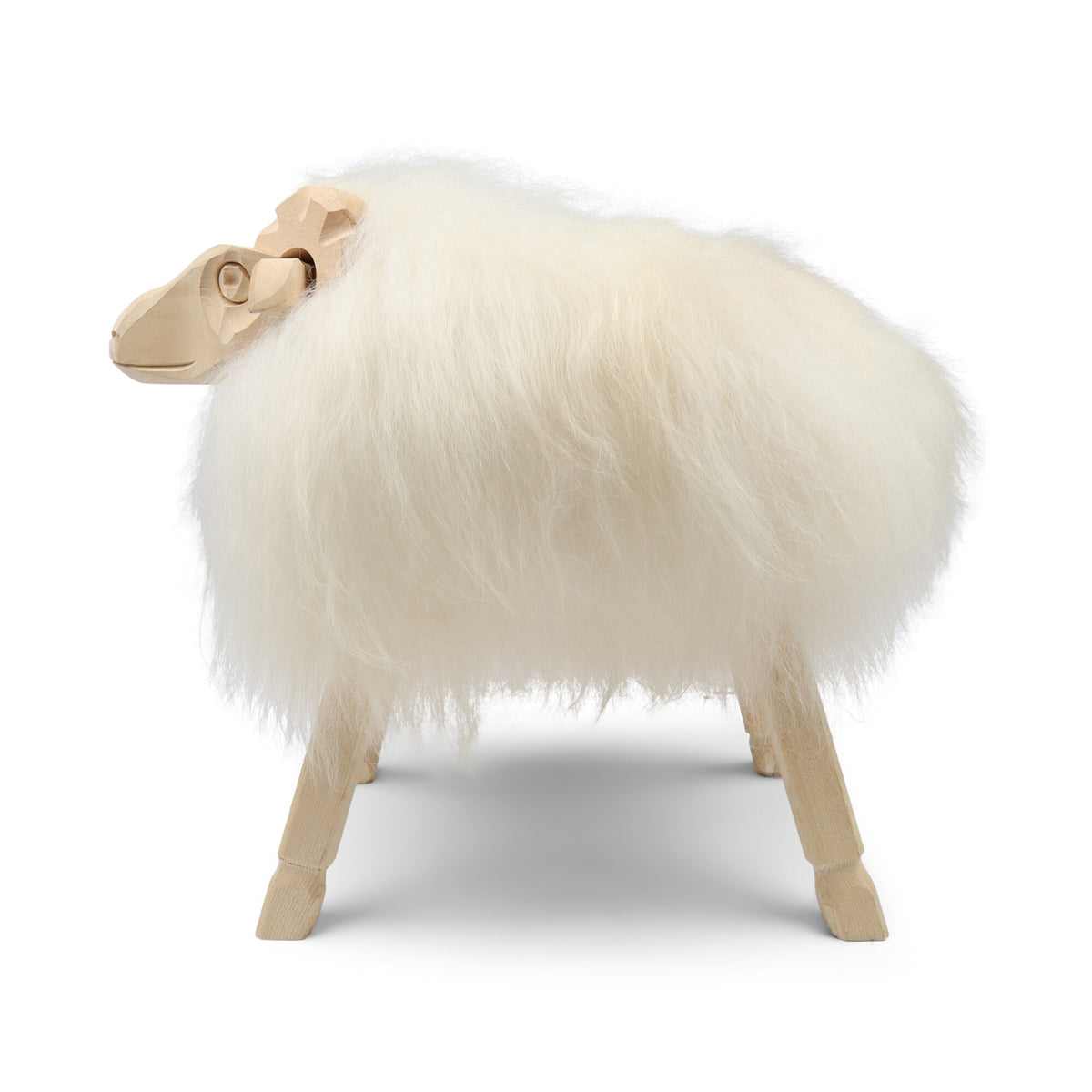 Alpine Sheep -lammaspatsas Luonnonvalkoinen / 50x25x45 cm