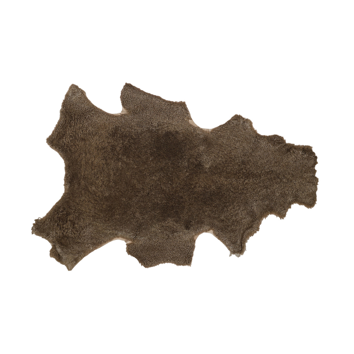Uusiseelantilainen Lampaannahka | Luonnollinen Muoto | Lyhyt Villa | 90x60 cm Taupe