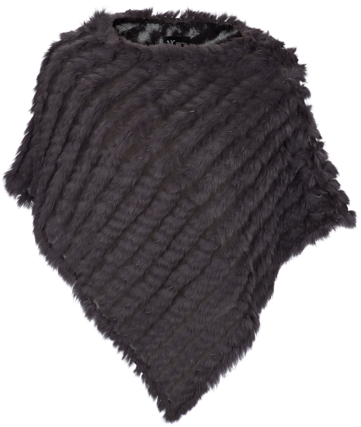 Molly Poncho Tummanharmaa