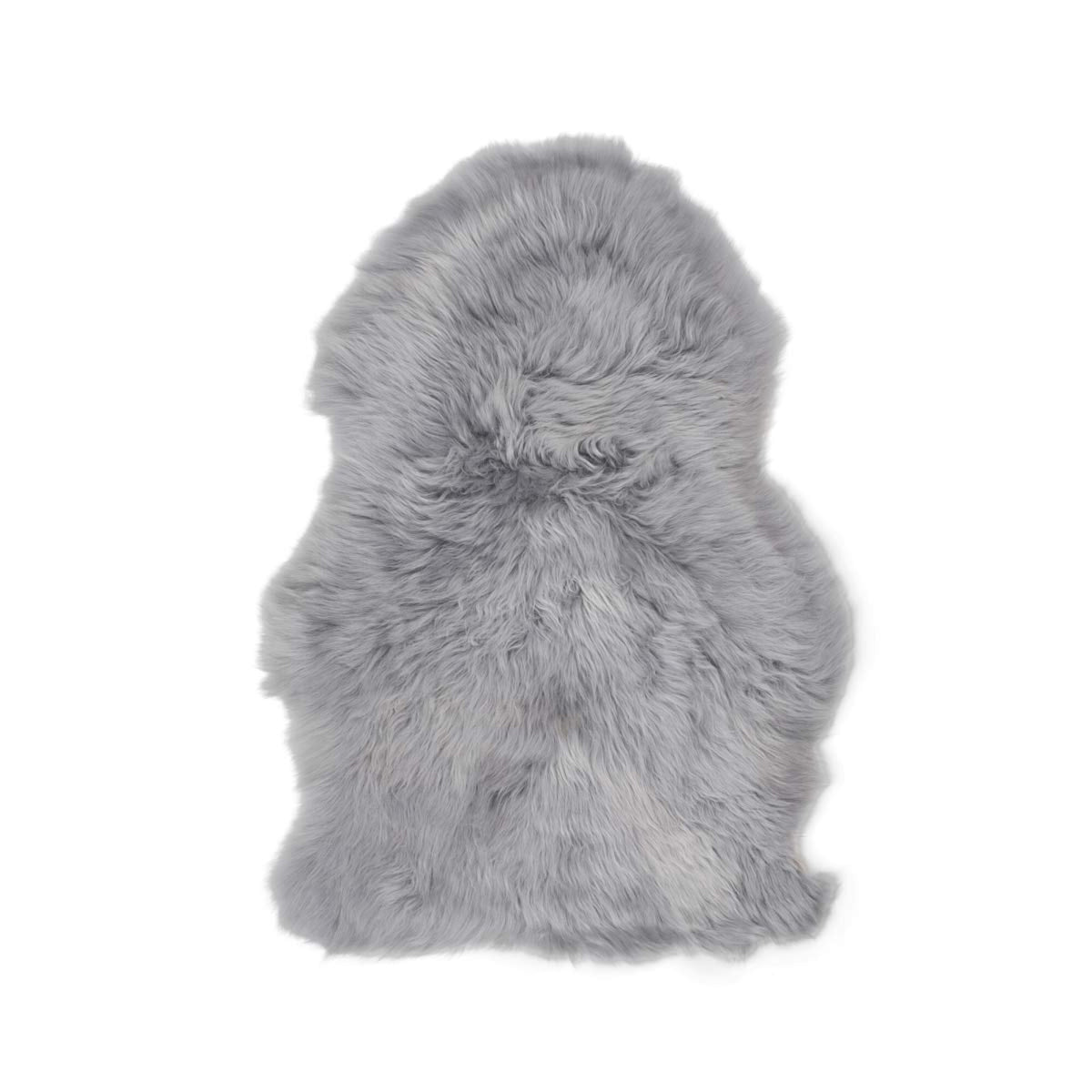 Merino-lampaannahka | Pitkä villa | Uusi-Seelanti | Mini | 65x45 cm Harmaa