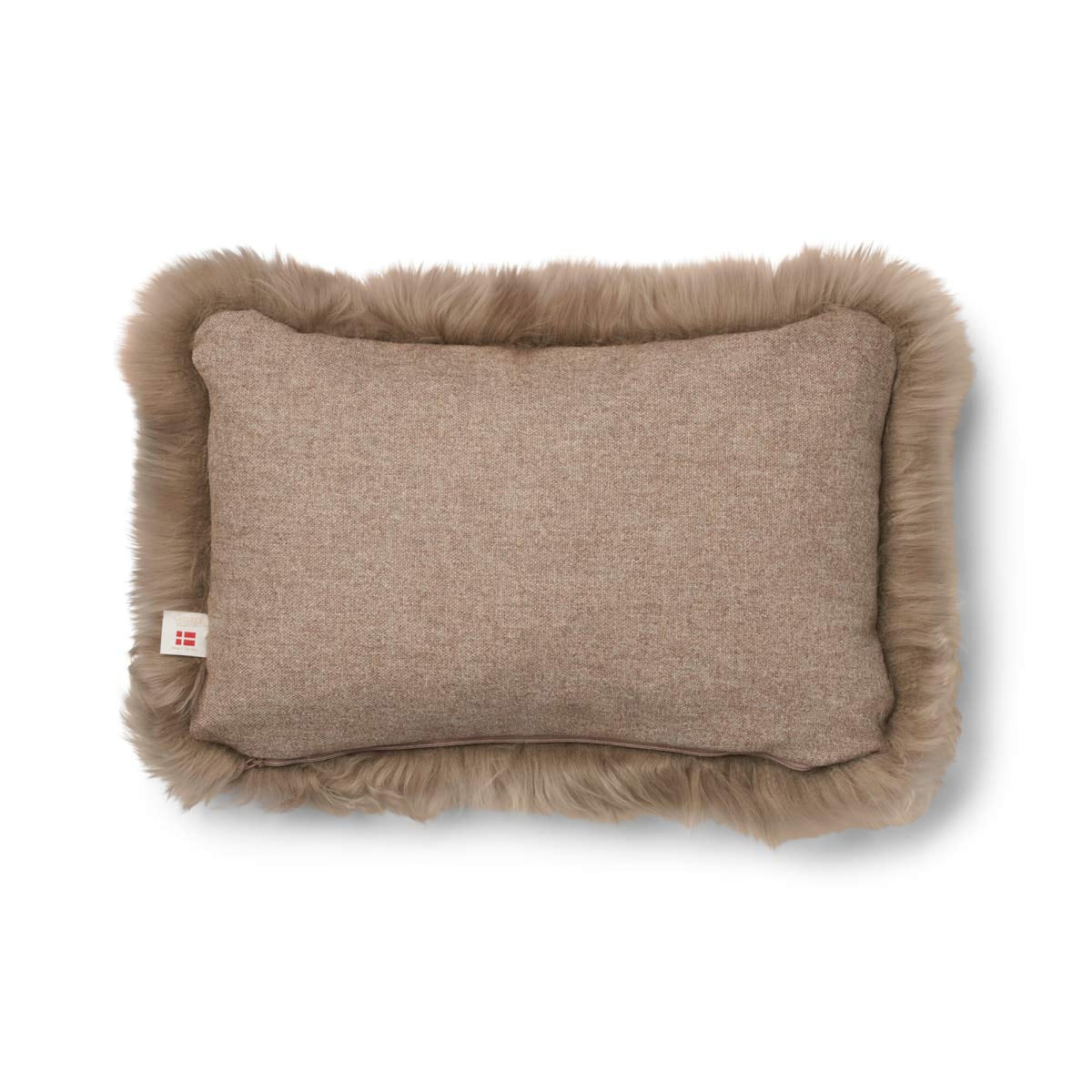 Pitkä Villa Lampaannahkatyyny | 52x52 cm | 34x52 cm Beige/Taupe / 34x52 cm