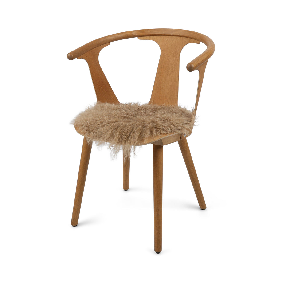 Istuinpäällinen | Pitkä Villa | ø34 cm Sand Taupe